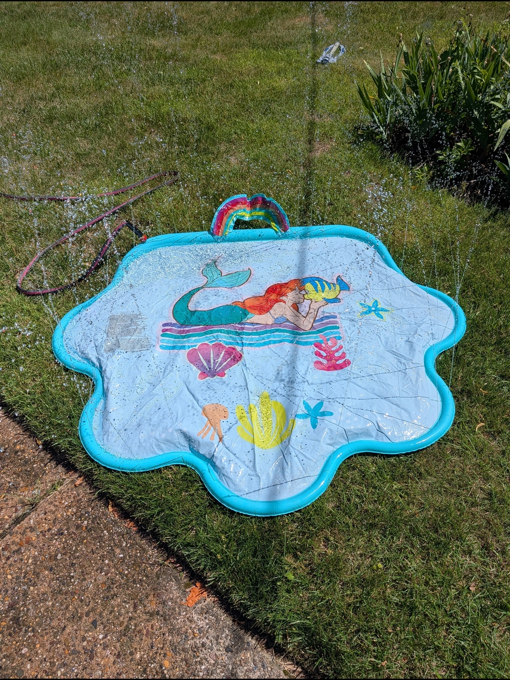 Mermaid Splash Play Mat for Kids - Turquoise